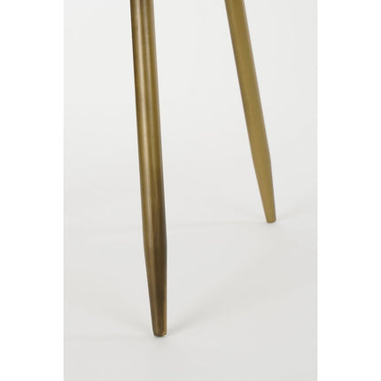Flores Side table - H42x Ø40 cm - Metal - Bronze