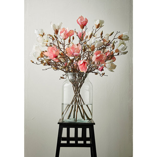 Artificial Magnolia Flower - H88 cm - Pink