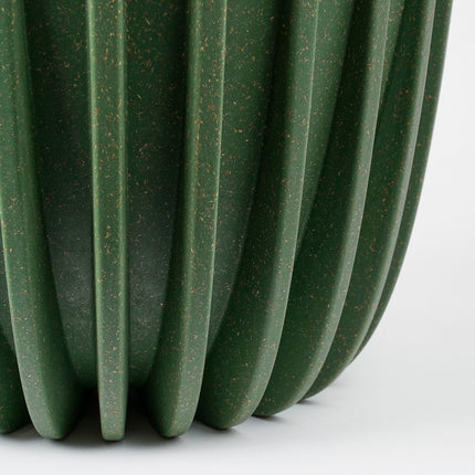 Lungo Flowerpot - H36 x Ø30 cm - Polypropylene - FSC Mix - Green