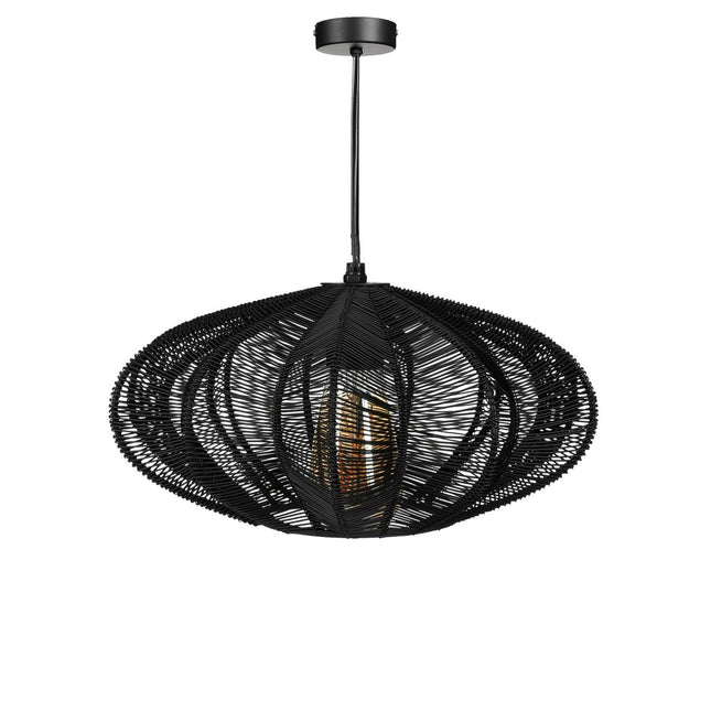 Kanti Hanging Lamp - H17 x Ø31 cm - Metal - Black