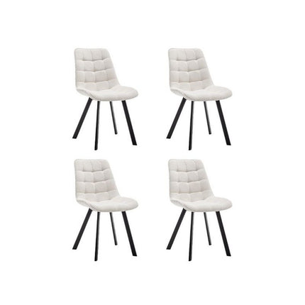 Dining room chairs set of 4 Felix Boucle Creme