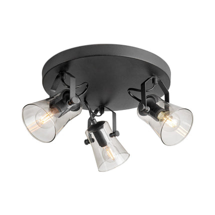Home Sweet Home LED Surface-mounted spotlight Edge 3 - Round - dimmable - black
