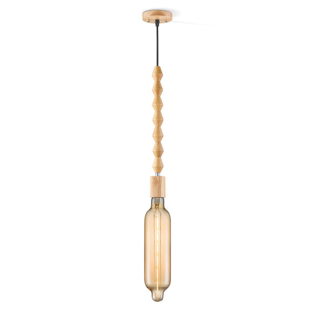 Home Sweet Home hanging lamp Dana Tube - LED G125 lamp - dimmable E27 amber