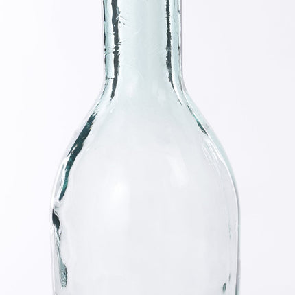 Rioja Bottle Vase - H50 x Ø15 cm - Recycled Glass - Transparent