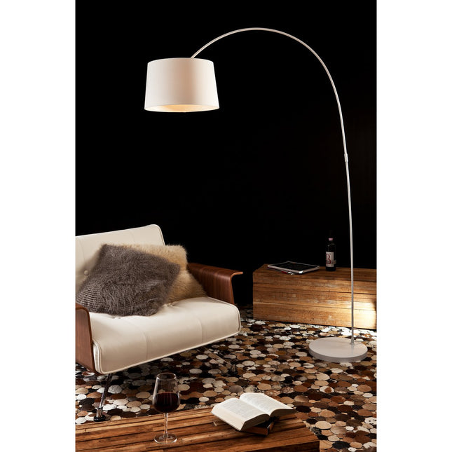 Arc lamp 205 cm white