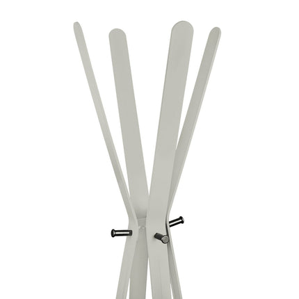 Gorillz Modi - Standing coat rack - Industrial design - 8 hooks - Gray