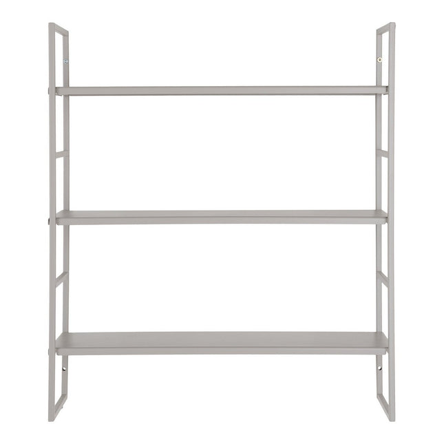 Beja Shelves - Shelves, steel, cool gray, 3 shelves, 48x17x55 cm