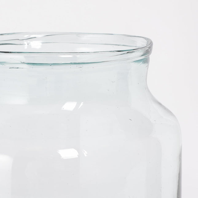 Vienne Vase - H30 x Ø18 cm - Recycled Glass - Transparent