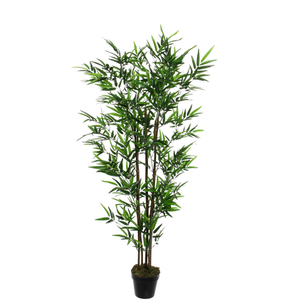 Bamboe Kunstplant - H155 x Ø90 cm - Groen