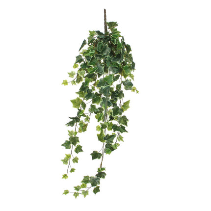 Hedera Artificial Hanging Plant - H86 cm - Green Variegated
