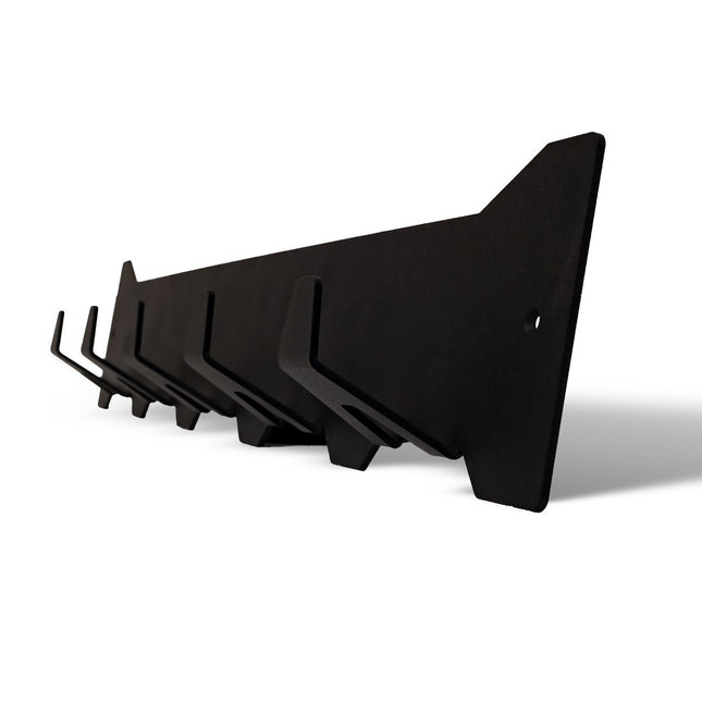 Gorillz Triangle Five Industrial Wall Coat Rack5 Coat Hooks-Black