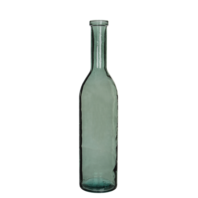 Rioja Fles Vaas - H75 x Ø18 cm - Gerecycled Glas - Groen