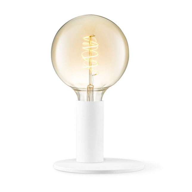 Home Sweet Home Moderne tafellamp Side - wit - 16/16/12cm - Bedlampje