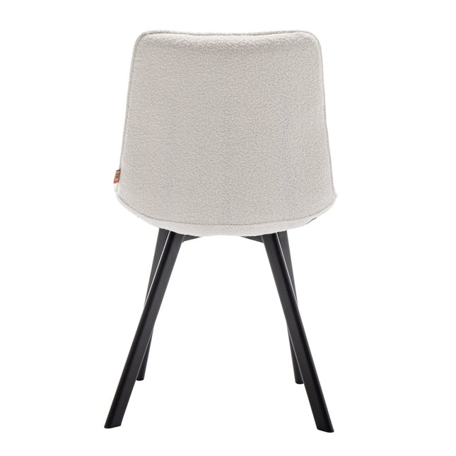 Dining room chair Felix Boucle Creme Set of 2