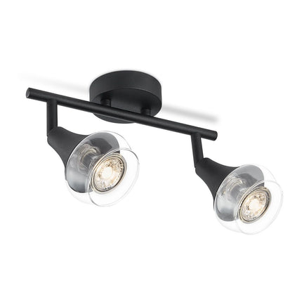 Home Sweet Home LED Surface-mounted spotlight Vaya 2 - incl. dimmable LED lamp - Black