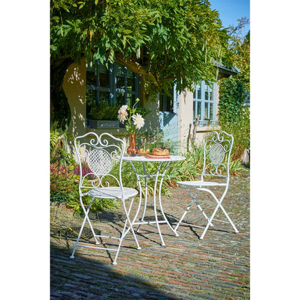 Provence Outdoor Bistro Table - H70 x Ø60 cm - White