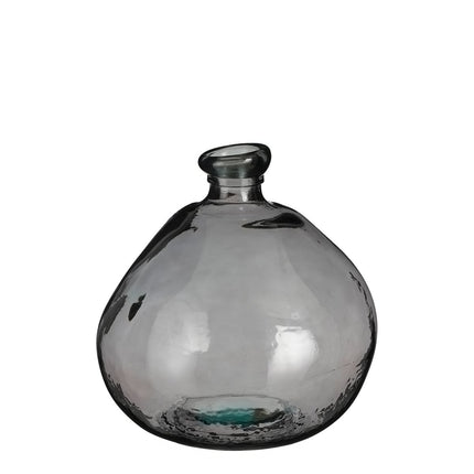 Pinto Vase - H33 x Ø33 cm - Recycled Glass - Anthracite