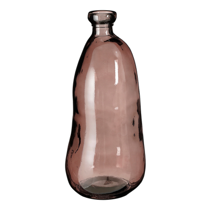 Pinto Vase - H51 x Ø22 cm - Recycled Glass - Dark Brown