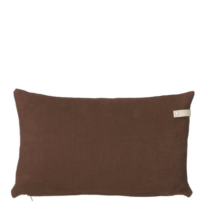 Bering Decorative Cushion - L55 x W35 cm - Dark brown