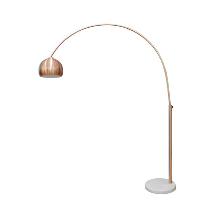 Arc lamp copper with marble base