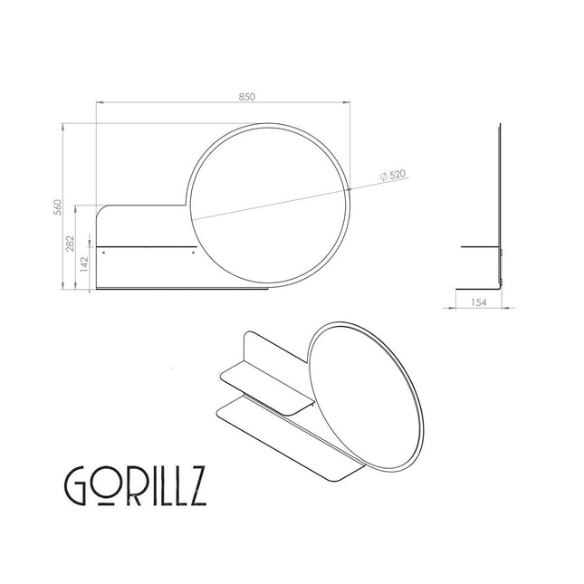 Gorillz Clever - White
