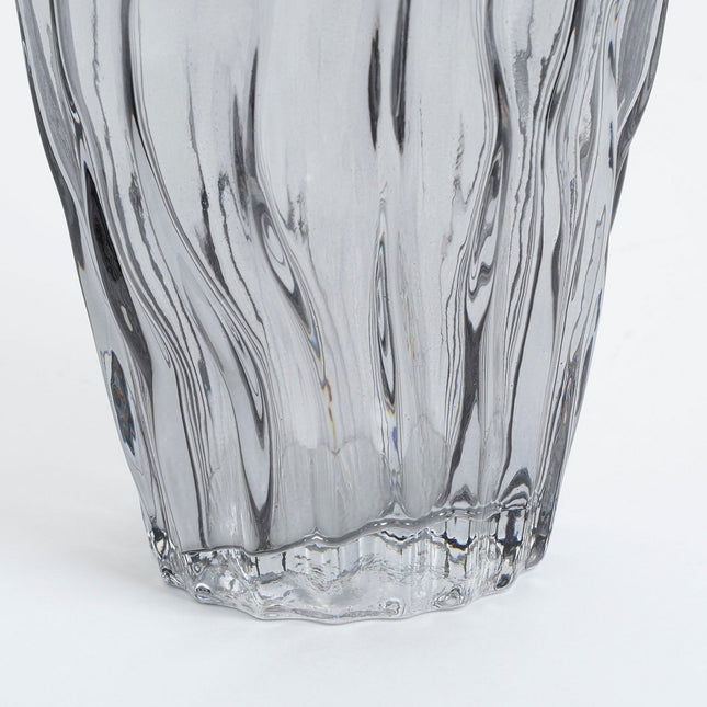 Feline Vase - H32 x Ø16 cm - Glass - Dark brown