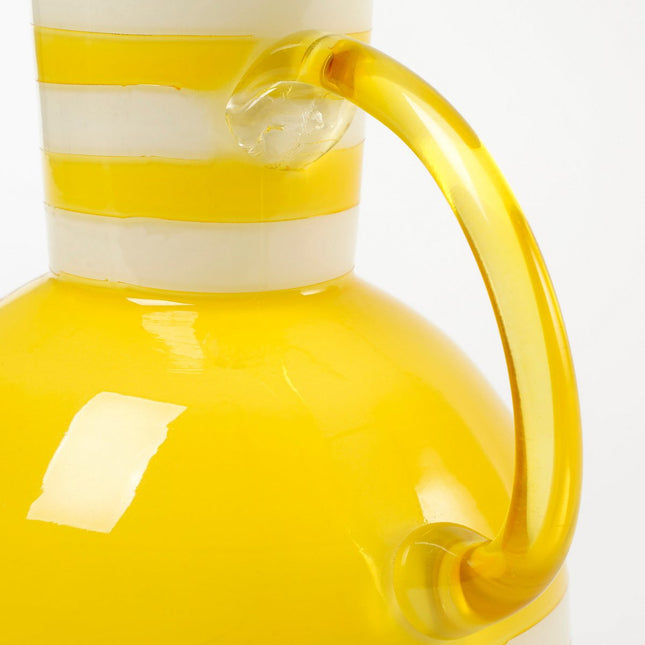 Bazaar Vase - H21 x Ø17.5 cm - Glass - Yellow