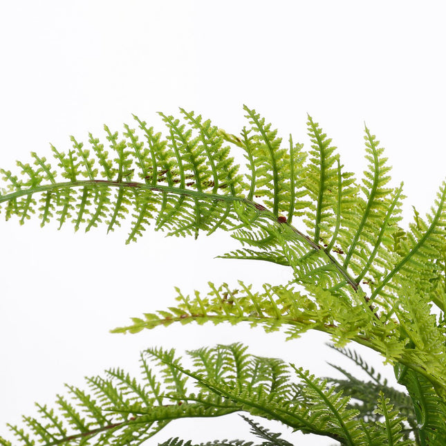 Artificial fern plant in flower pot Stan - H38 x Ø50 cm - Green