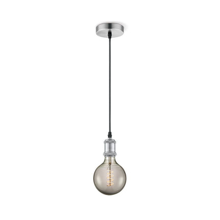 Home Sweet Home Hanging Lamp Basic - Brushed steel - 10x10x109cm