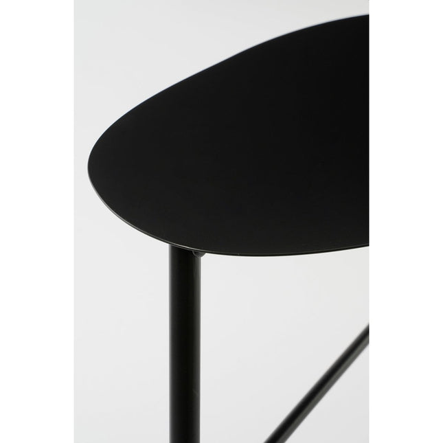 Fonda Side table - L43.5 x W29.5 x H40 cm - Metal - Black