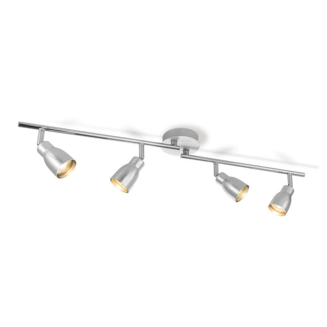 Home Sweet Home LED Surface-mounted spotlight Alba 4L - dimmable - brushed steel