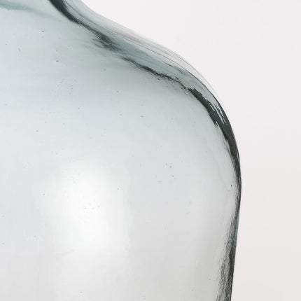 Diego Fles Vaas - H56 x Ø40 cm - Gerecycled Glas - Transparant