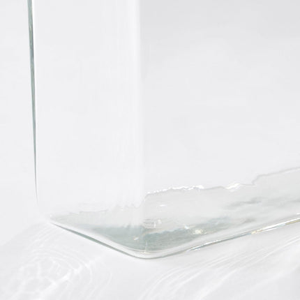 Britt Vase - L30 x W10 x H20 cm - Rectangle - Transparent