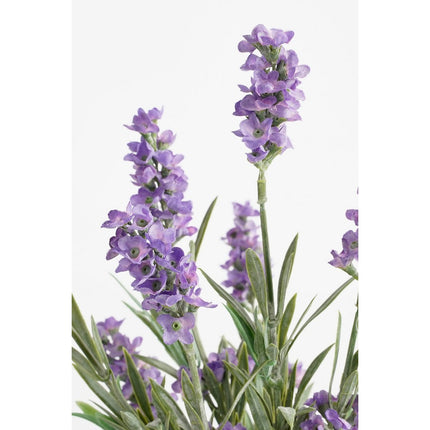 Lavendel Kunstplant in Bloempot Stan - H33 x Ø20 cm - Paars