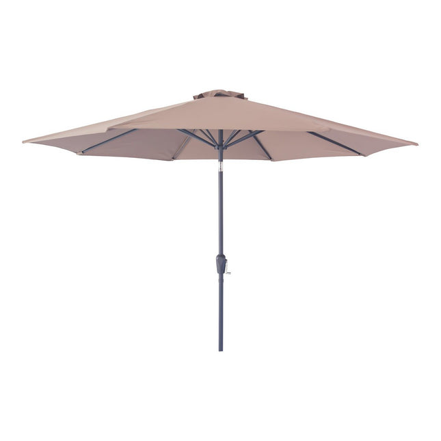 Houston Parasol - Parasol met slinger en kanteling, metalen paal, zand, ø300 cm
